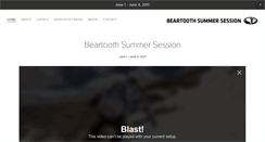 Desktop Screenshot of beartoothsummersession.com